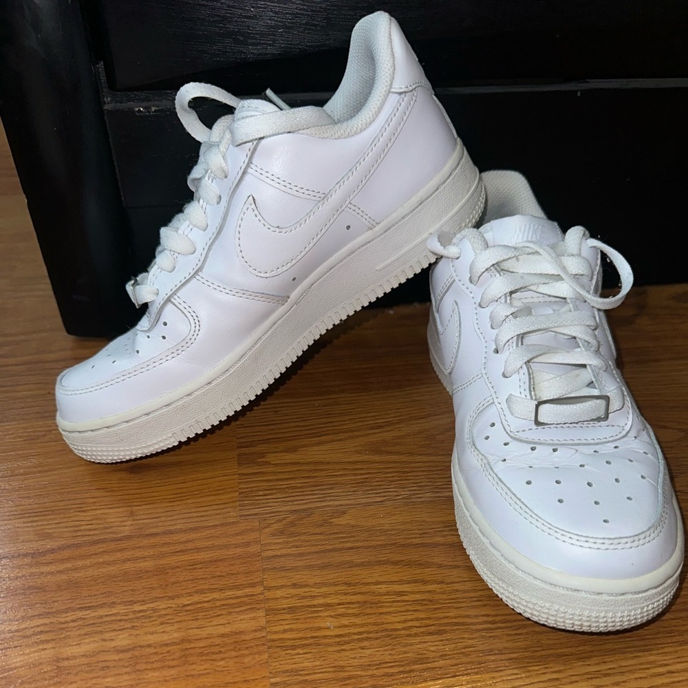 Nike All-White Athletic Sneakers